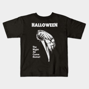 Halloween 1978 Micheal Myers Horror Movie Poster Design Kids T-Shirt